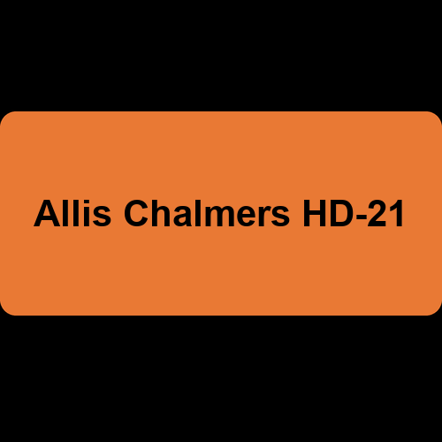 Allis Chalmers HD-21